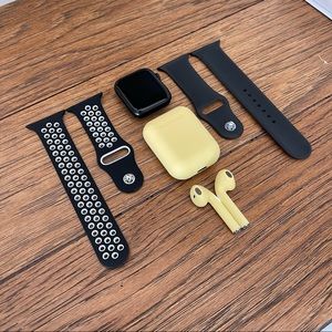 Pack  of smart watch and earphones